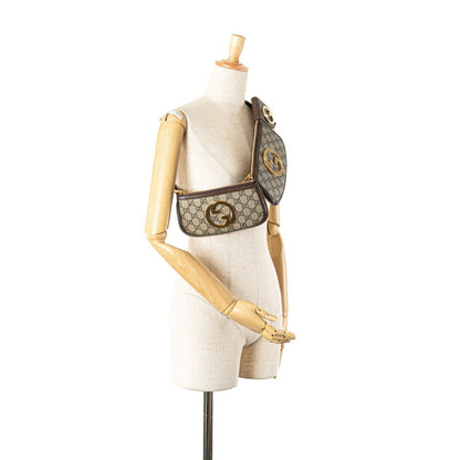 Gucci Pvc Brown Crossbody Bags