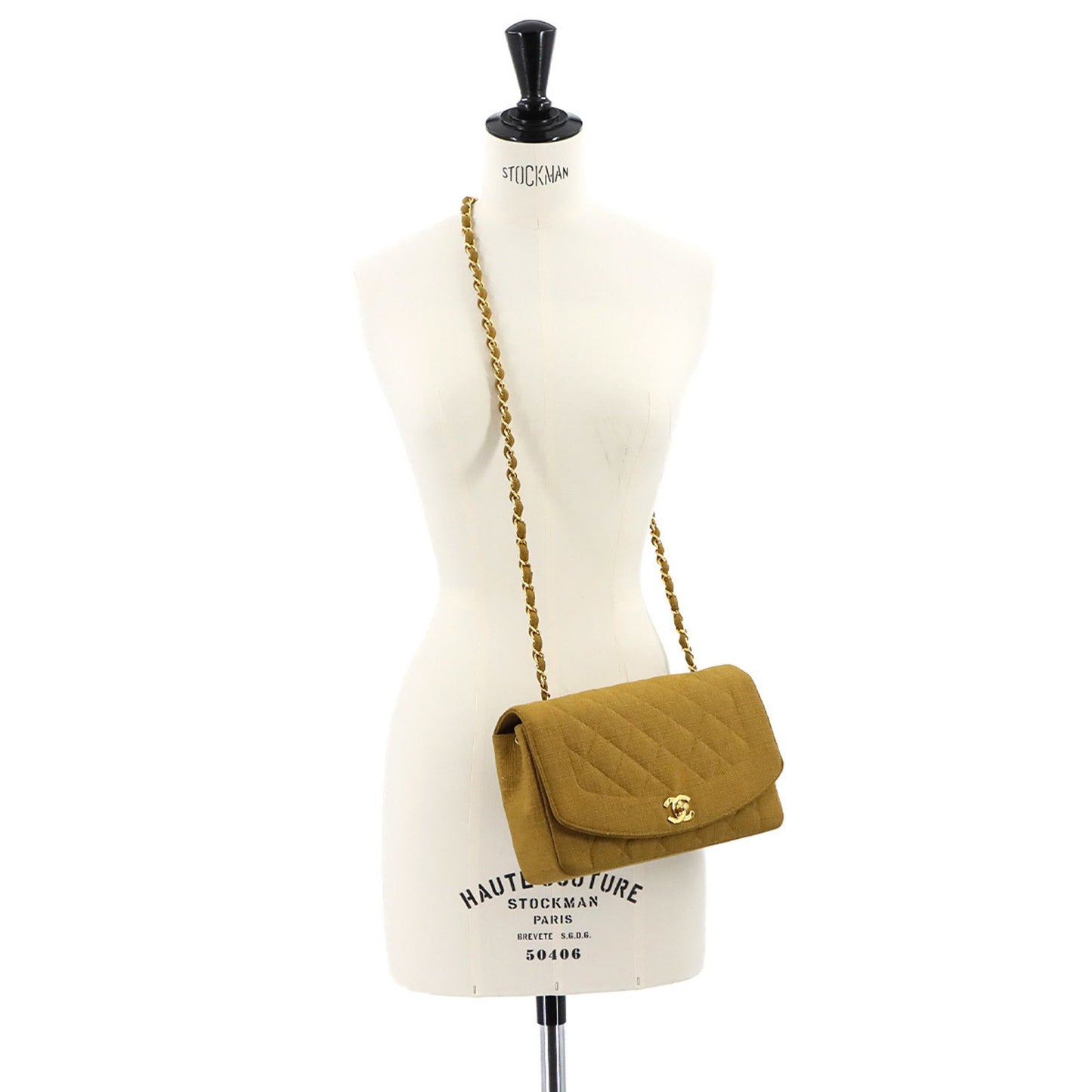 Chanel Canvas Brown Shoulder Bags