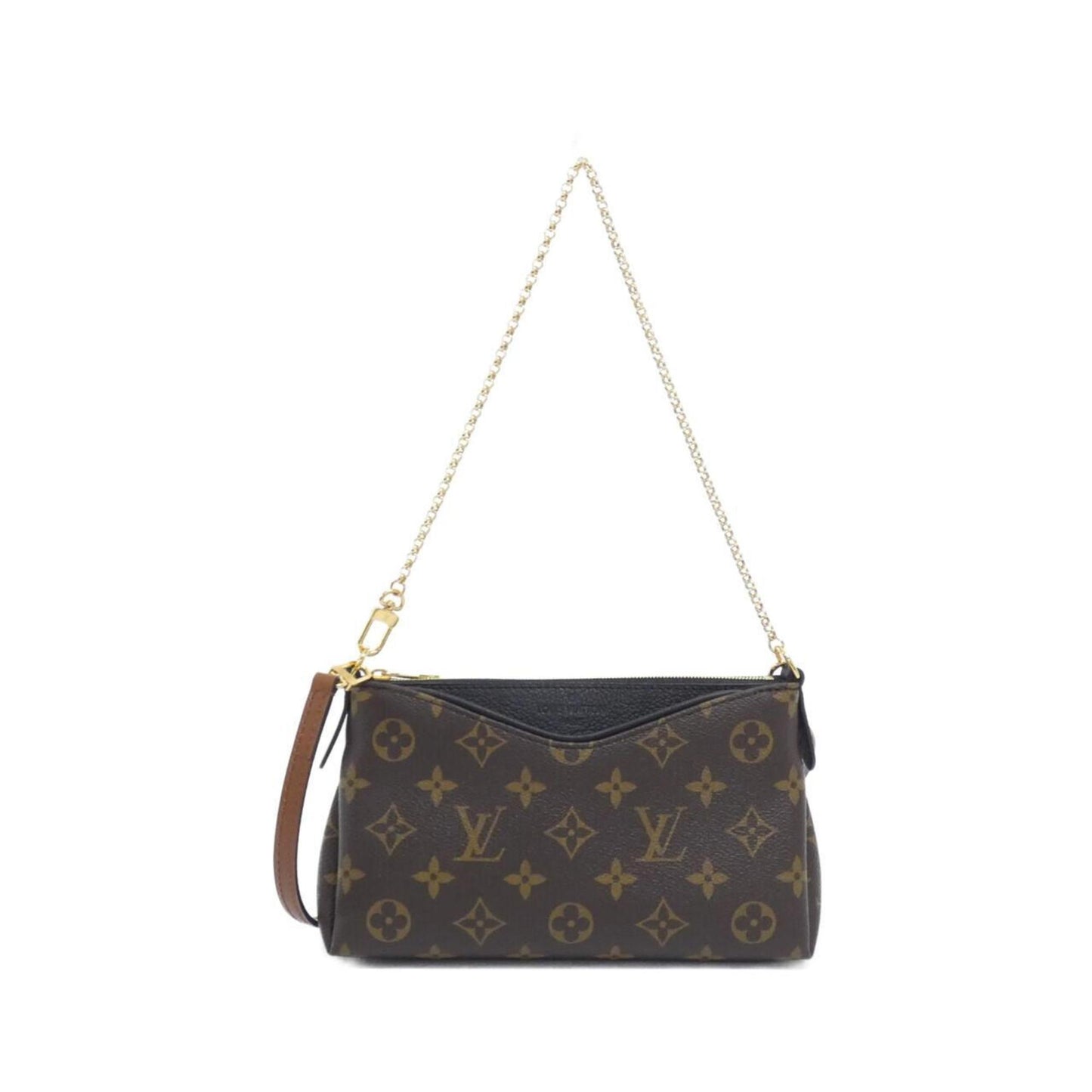 Louis Vuitton Coated Canvas Black Shoulder Bags