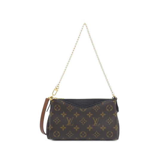Louis Vuitton Coated Canvas Black Shoulder Bags