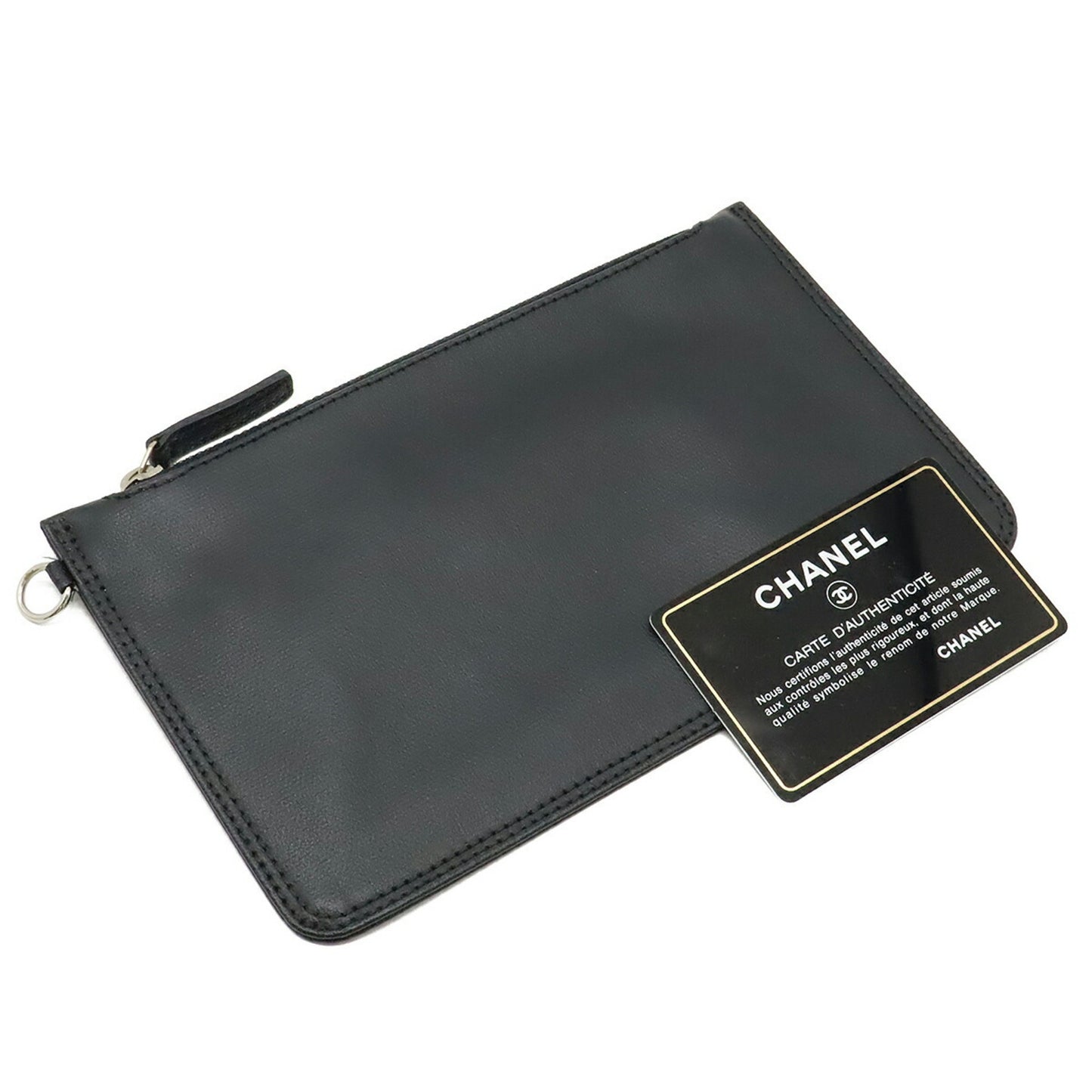Chanel Coated Canvas Black Shoulder Bags