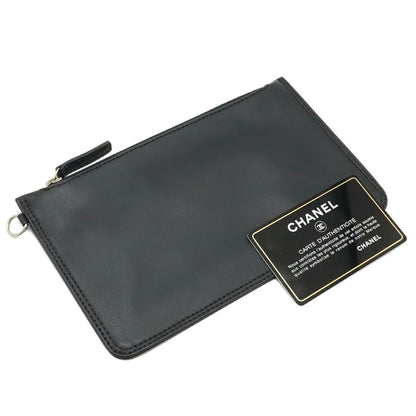 Chanel Coated Canvas Black Shoulder Bags