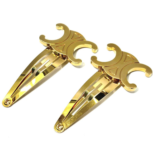 Celine Gold Gold Brooches
