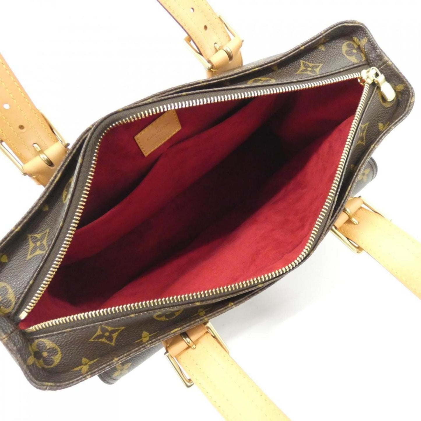 Louis Vuitton Coated Canvas Brown Handbags