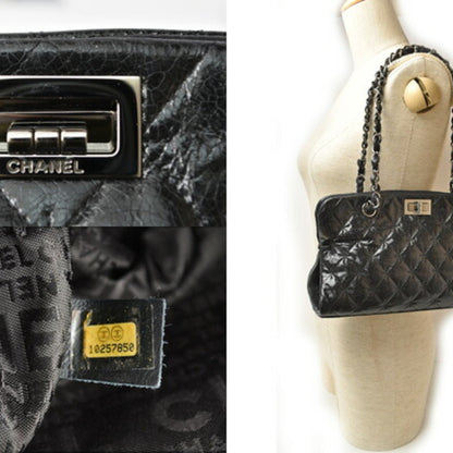 Chanel Patent Black Tote Bags