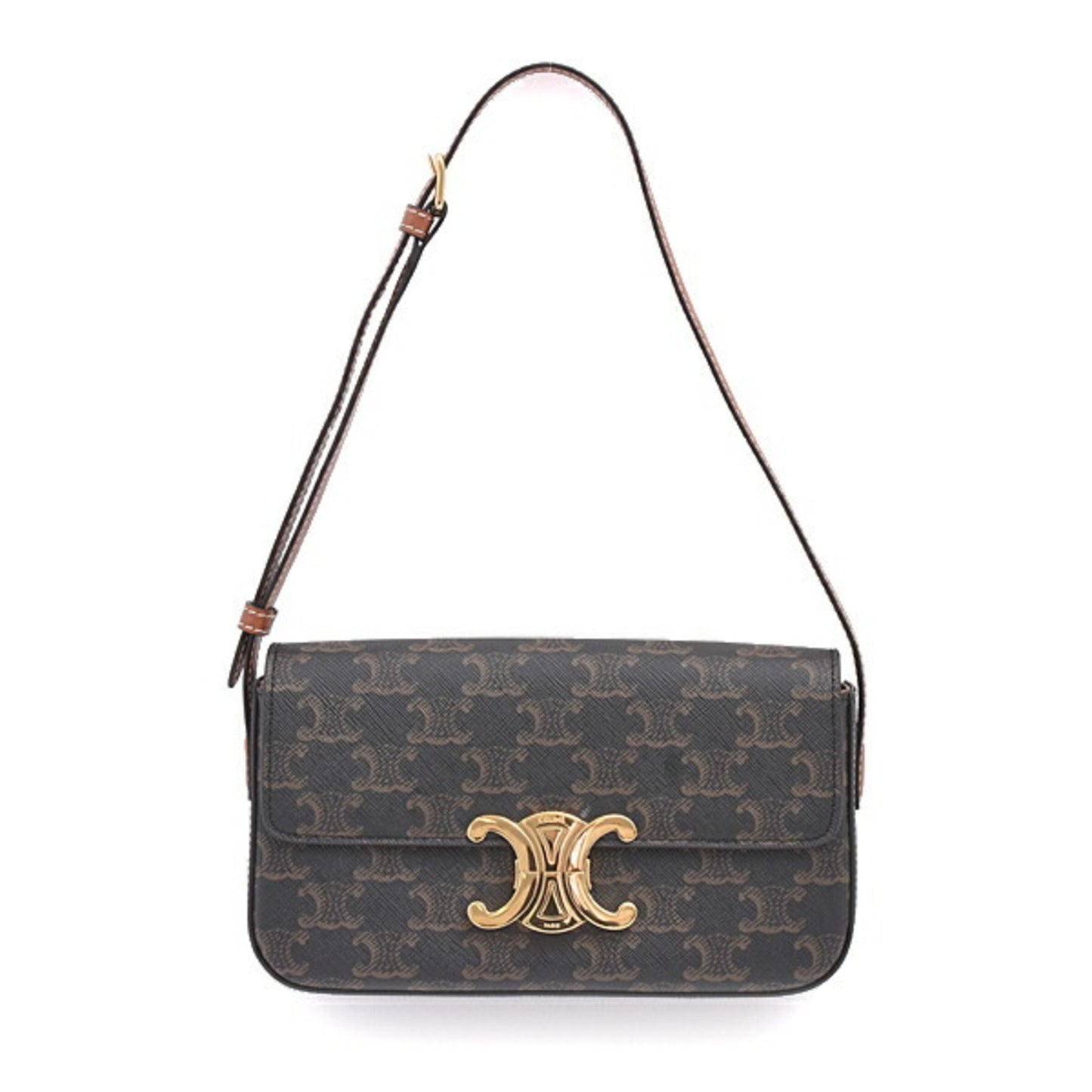 Celine Pvc Brown Shoulder Bags
