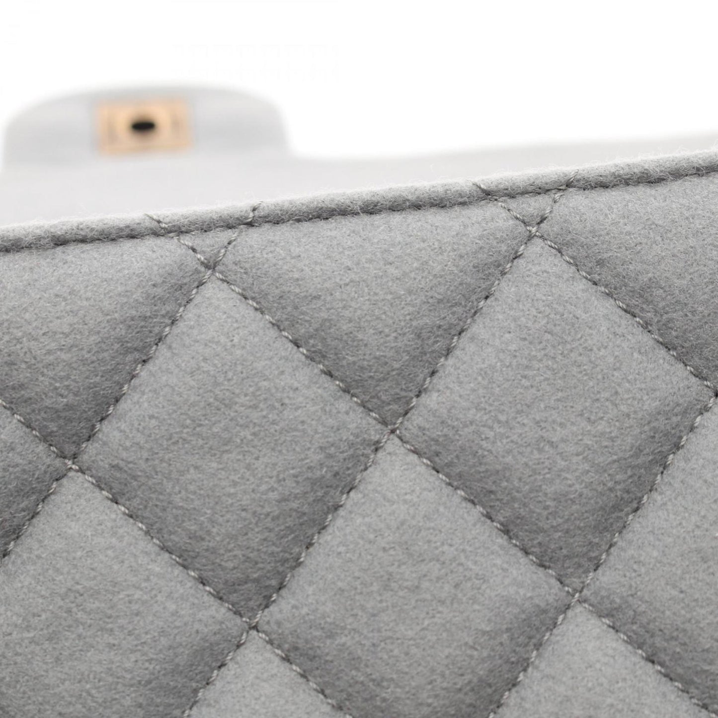Chanel Canvas Gray Shoulder Bags