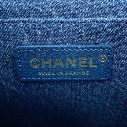 Chanel Denim Blue Shoulder Bags
