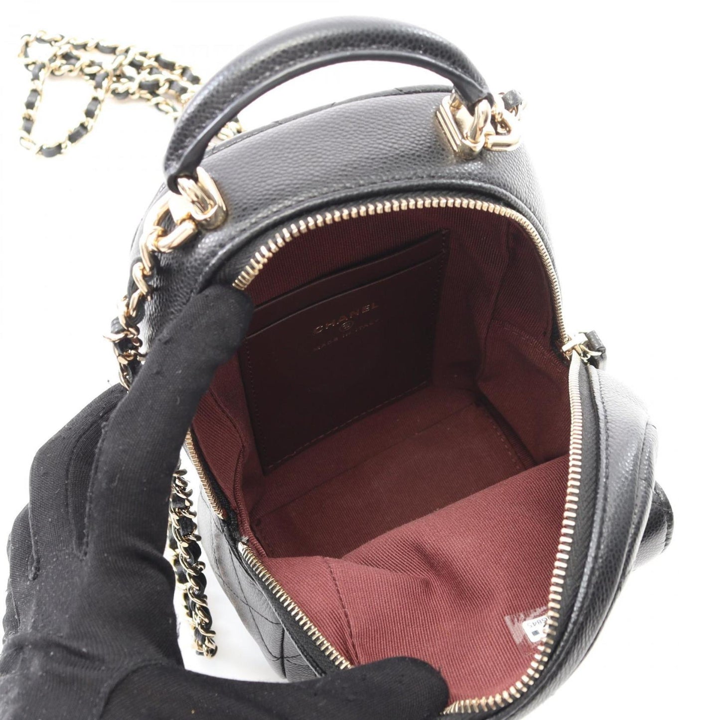 Chanel Calfskin Black Backpacks