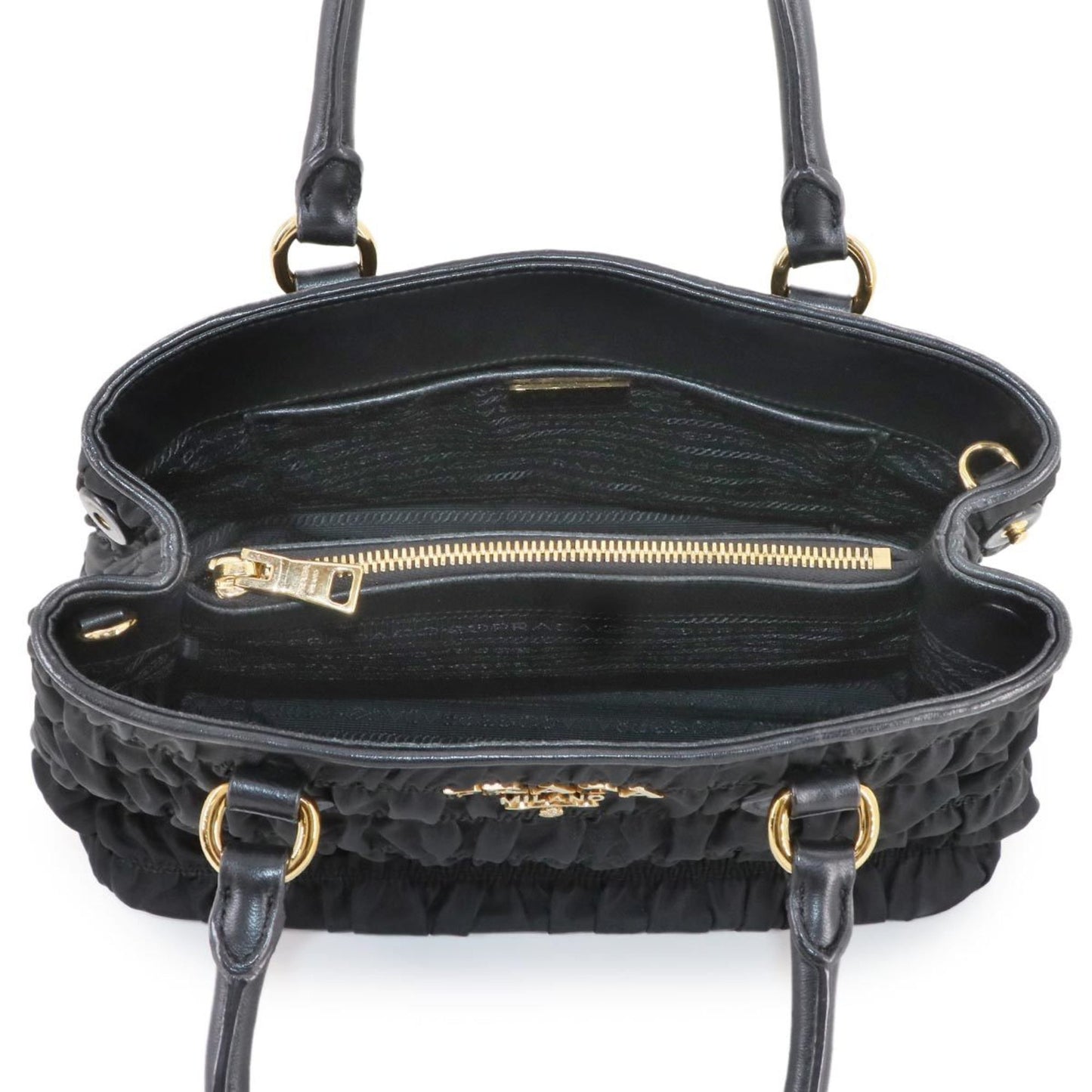 Prada Nylon Black Handbags