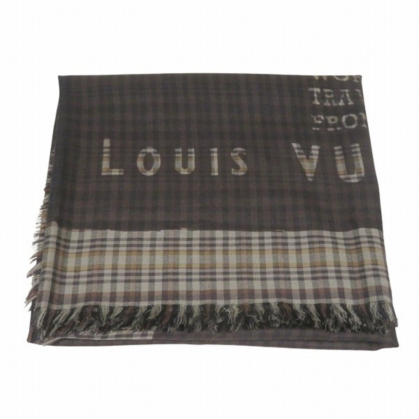 Louis Vuitton Wool Brown Scarves