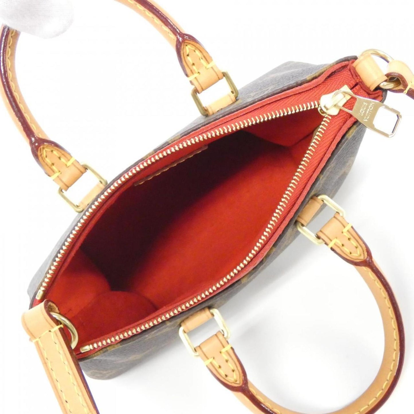 Louis Vuitton Coated Canvas Red Handbags
