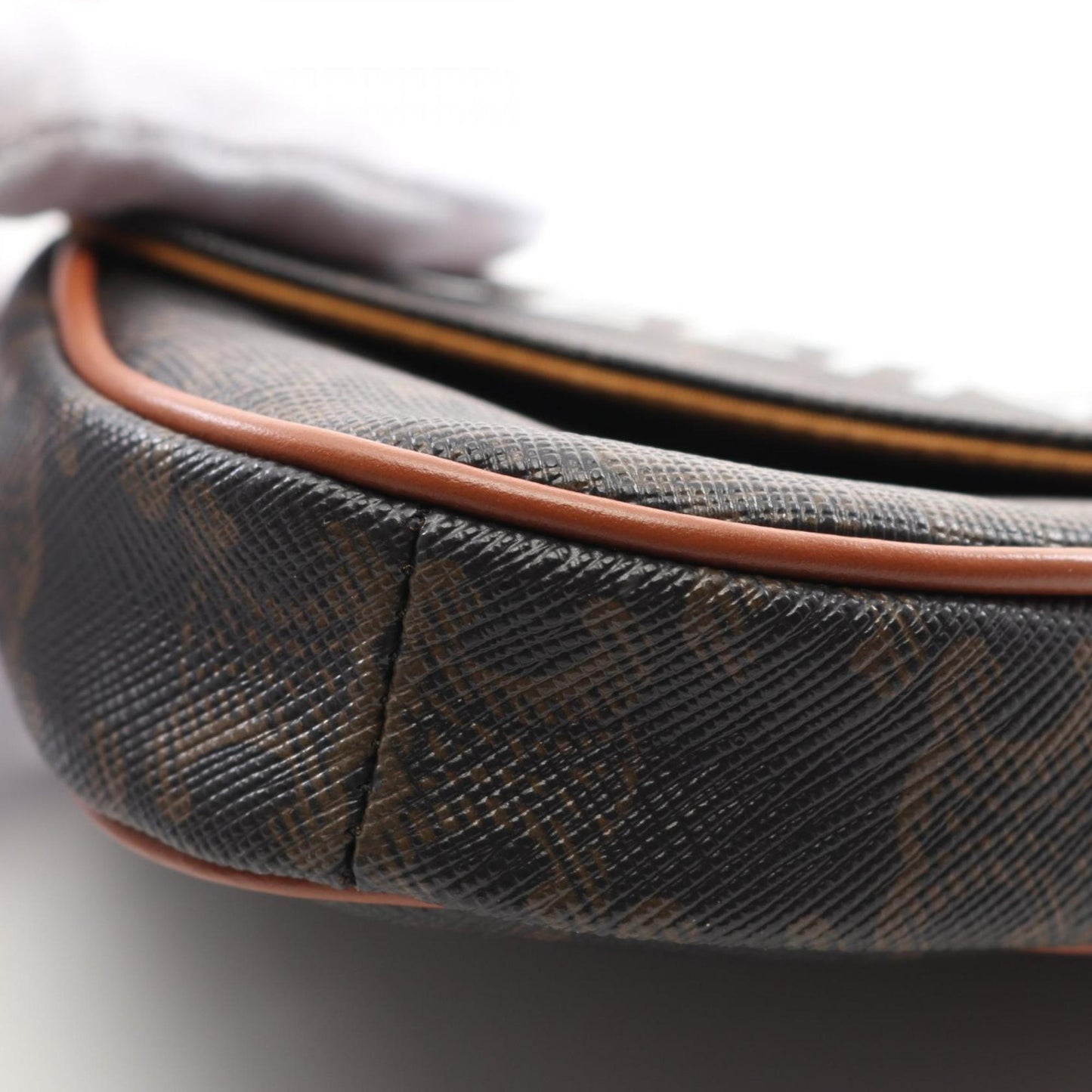 Celine Coated Canvas Brown Shoulder Bags