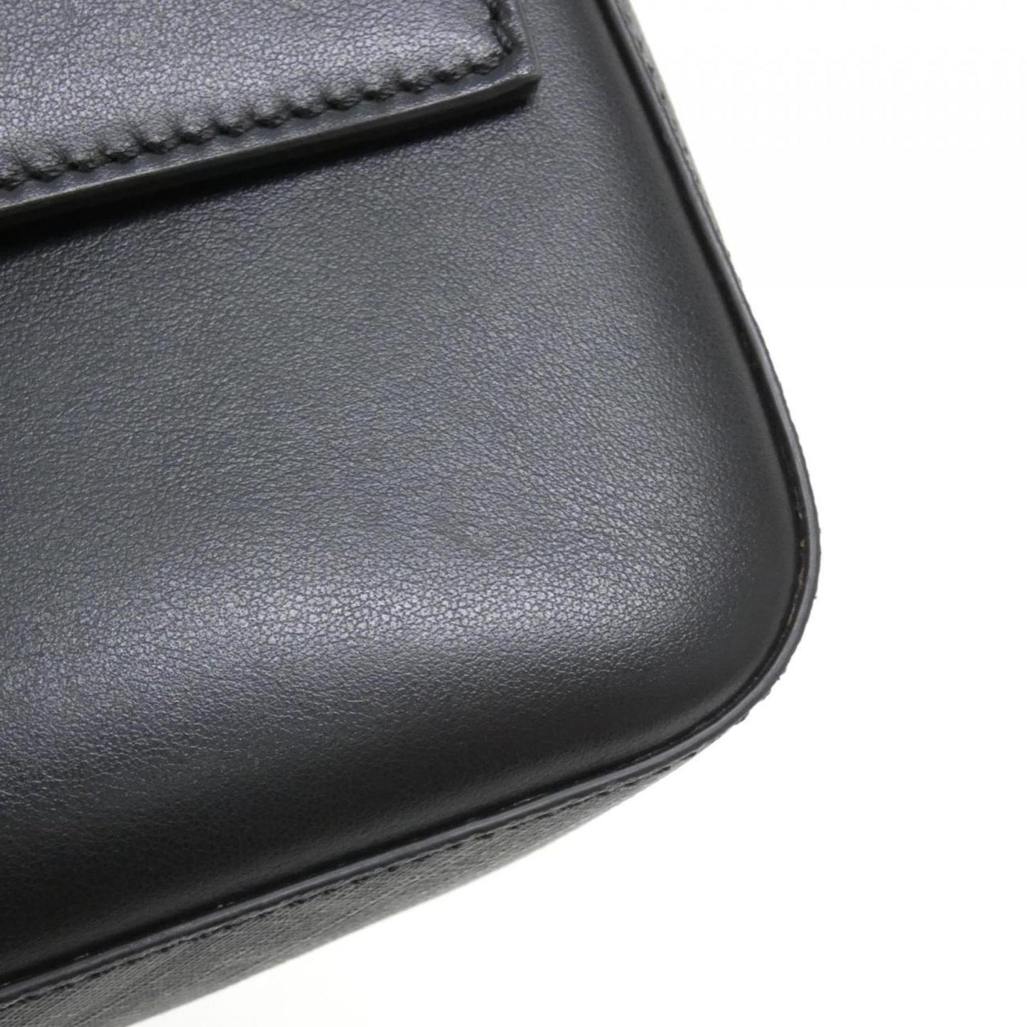 Fendi Coated Canvas Black Shoulder Bags