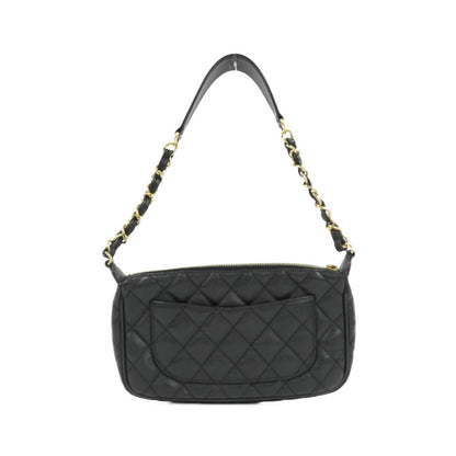 Chanel Calfskin Black Shoulder Bags
