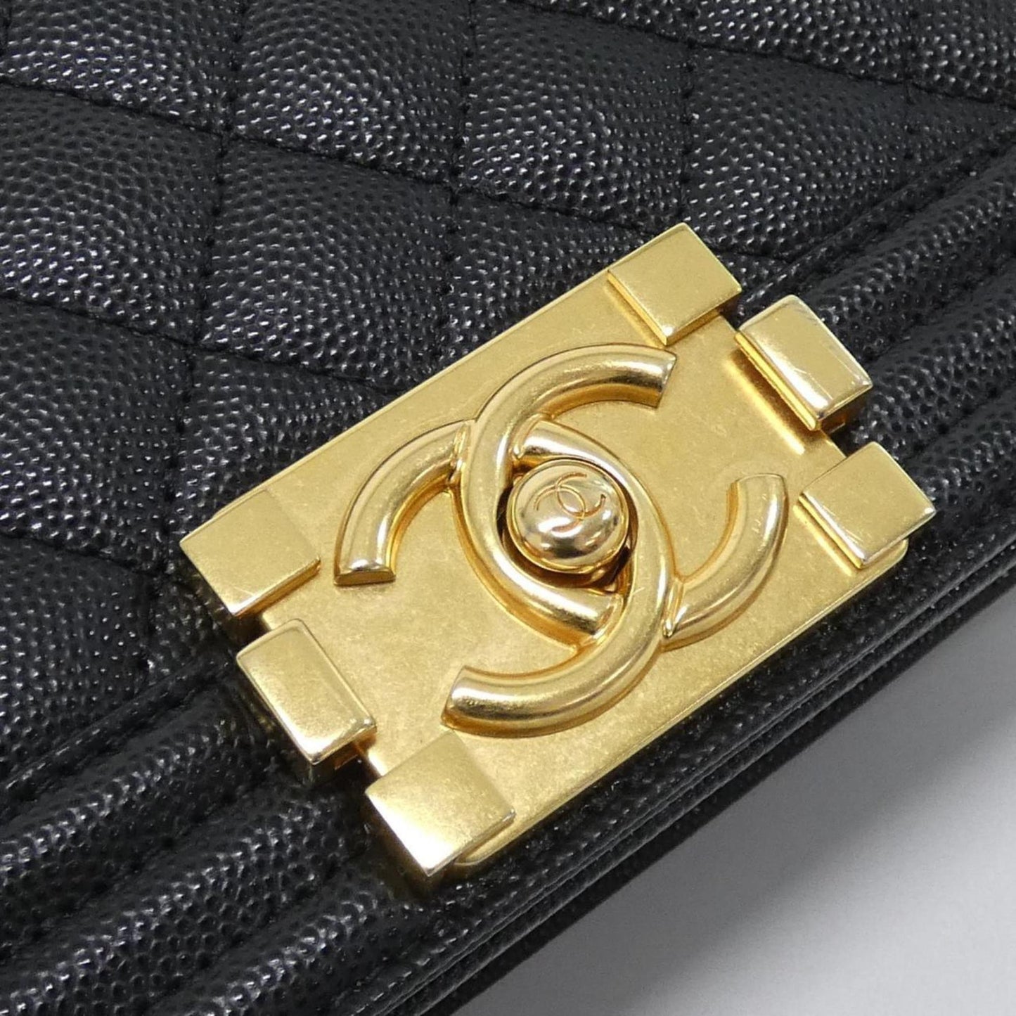 Chanel Calfskin Black Shoulder Bags
