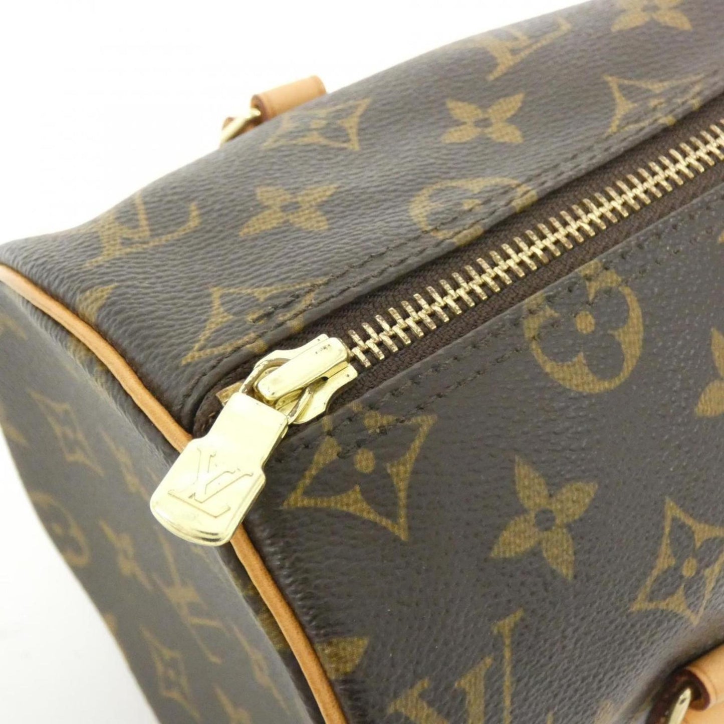 Louis Vuitton Coated Canvas Brown Handbags