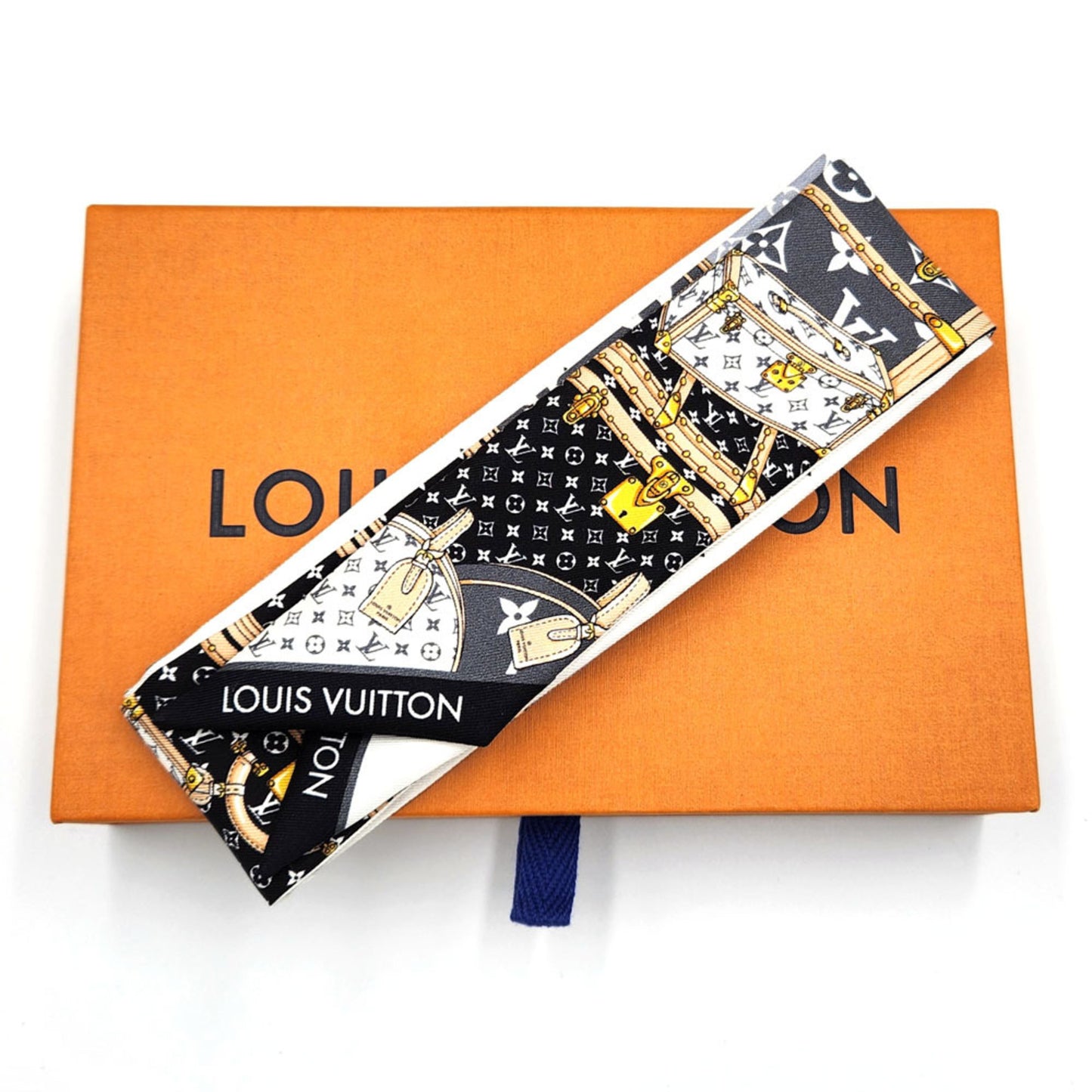 Louis Vuitton Silk Black Scarves