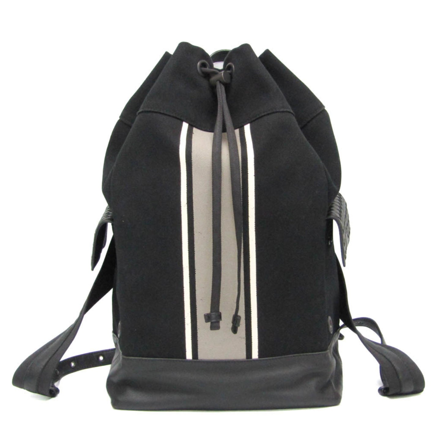 Bottega Veneta Canvas Black Backpacks