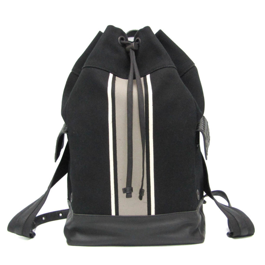 Bottega Veneta Canvas Black Backpacks