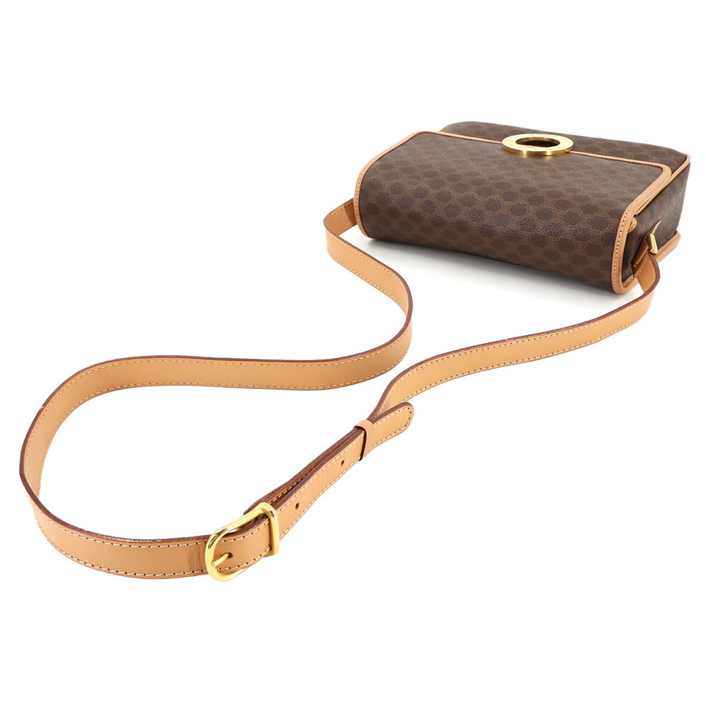 Celine Pvc Brown Shoulder Bags