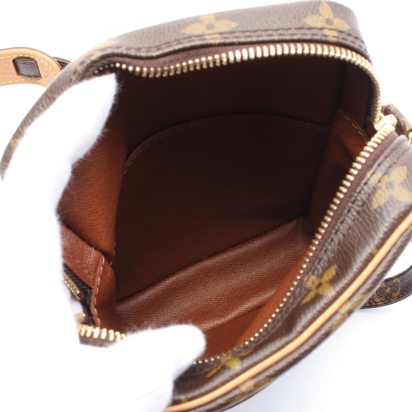 Louis Vuitton Coated Canvas Brown Shoulder Bags