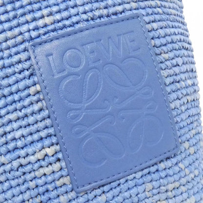 Loewe Woven Fabric Blue Handbags