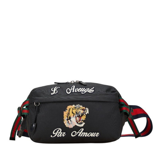 Gucci Canvas Black Crossbody Bags