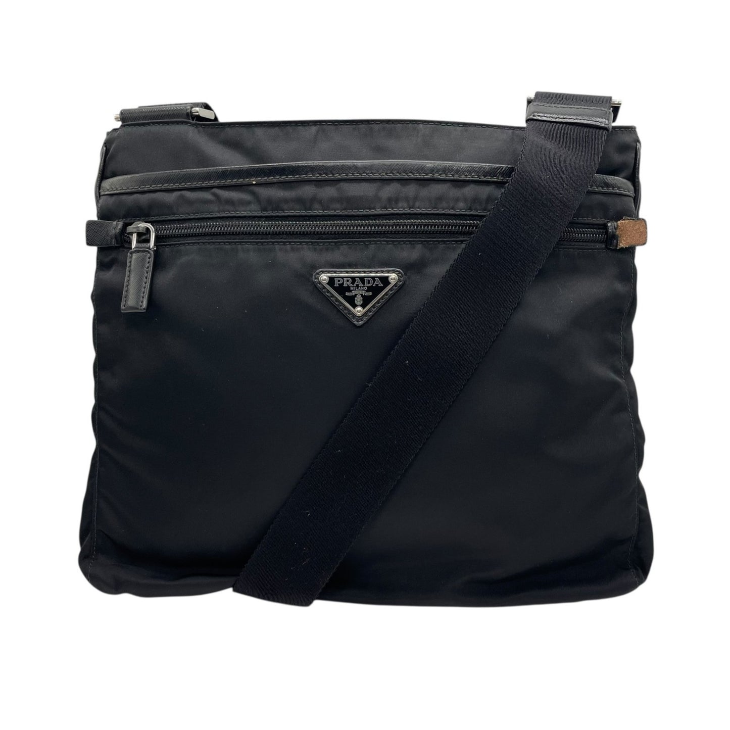 Prada Nylon Black Shoulder Bags