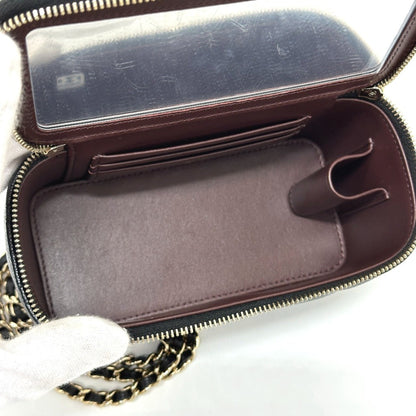 Chanel Calfskin Black Shoulder Bags