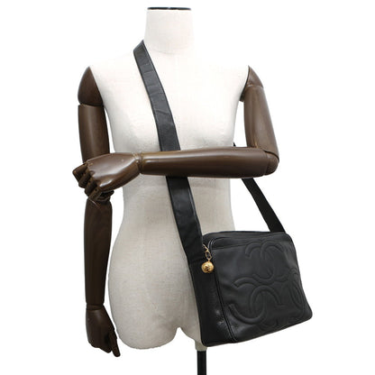 Chanel Calfskin Black Shoulder Bags