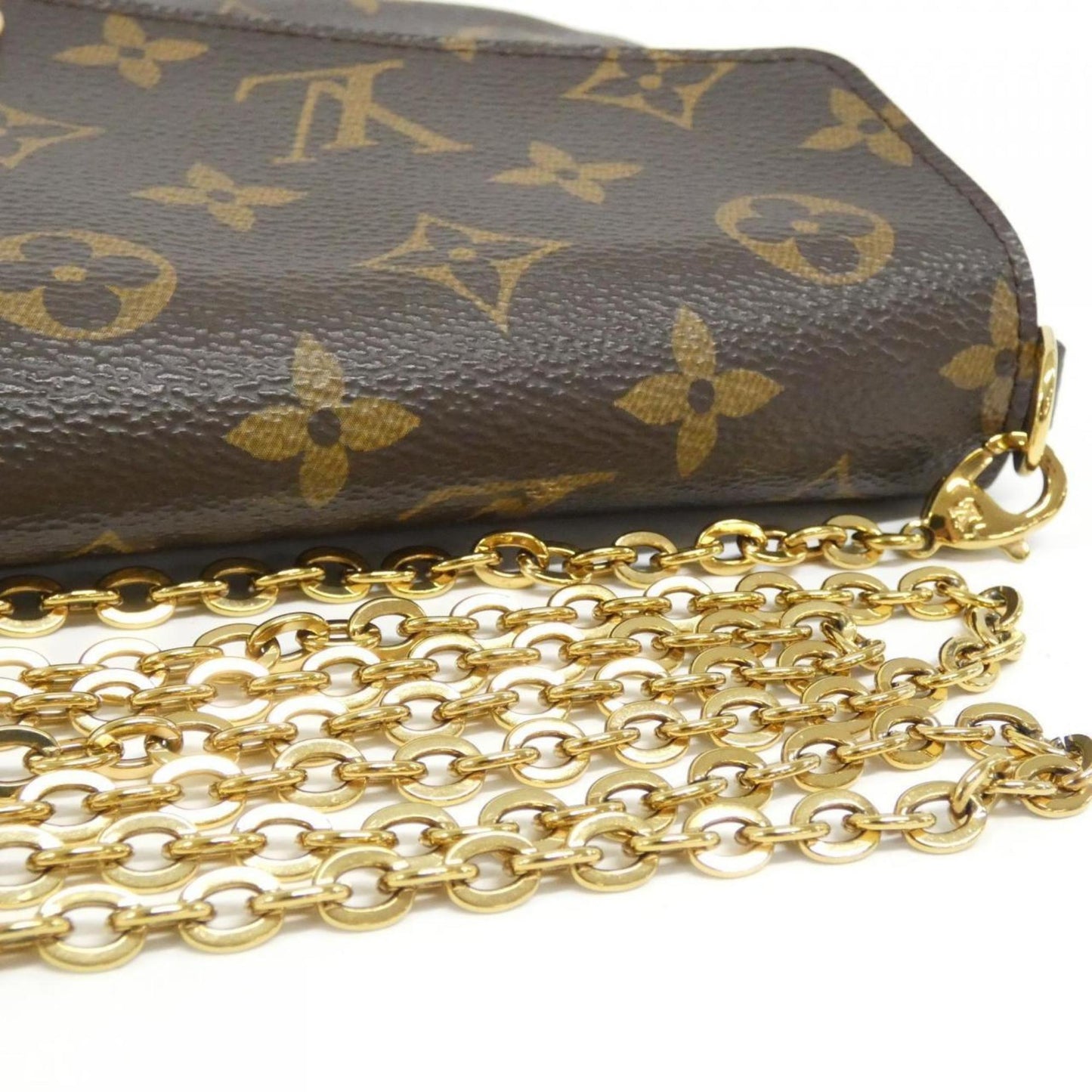 Louis Vuitton Coated Canvas Brown Shoulder Bags