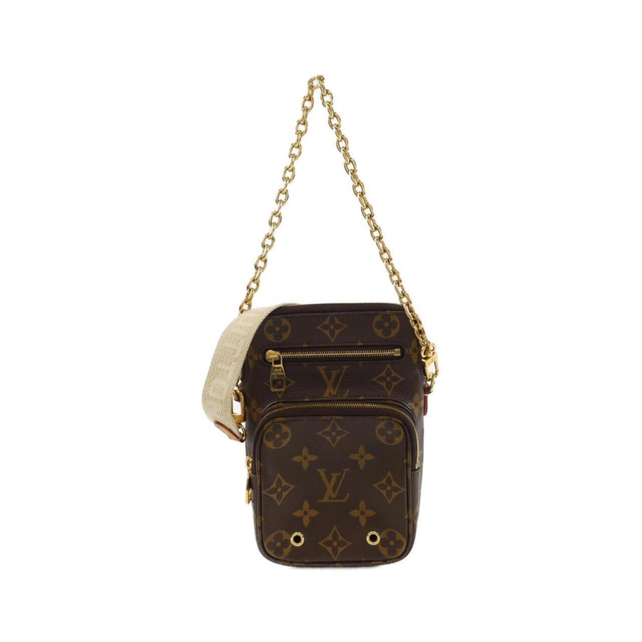 Louis Vuitton Coated Canvas Brown Shoulder Bags