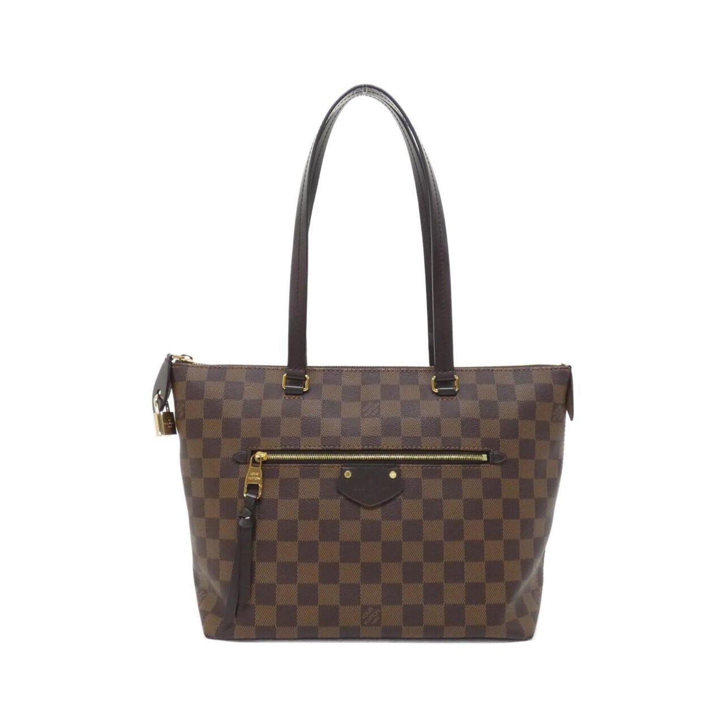 Louis Vuitton Coated Canvas Brown Handbags