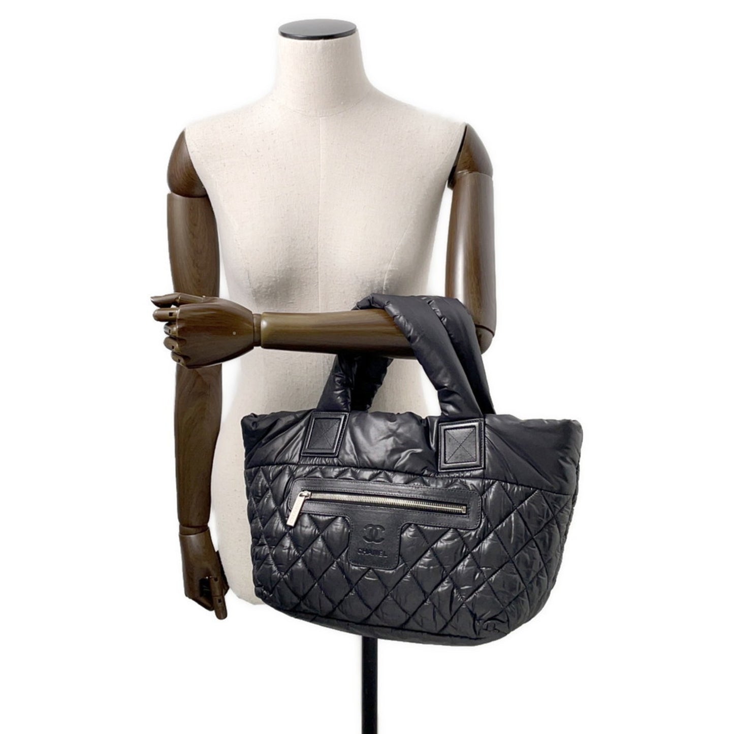 Chanel Nylon Black Tote Bags