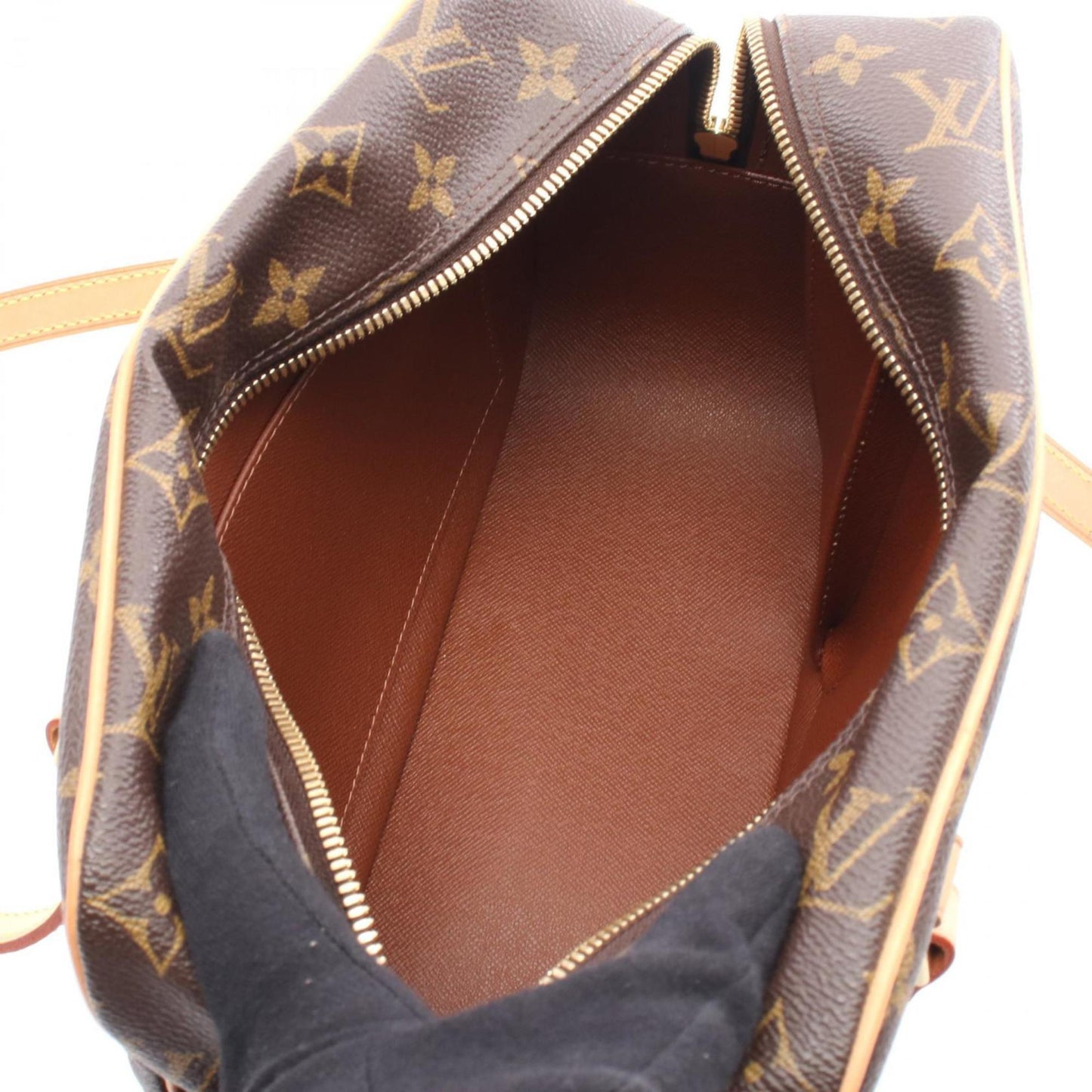 Louis Vuitton Coated Canvas Brown Shoulder Bags