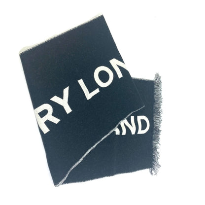 Burberry Wool Black Scarves