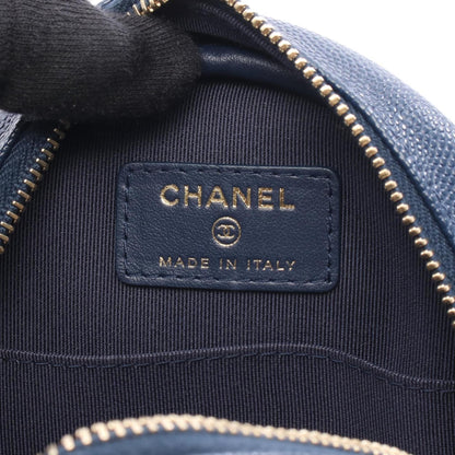Chanel Calfskin Blue Shoulder Bags