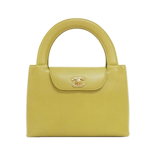 Chanel Calfskin Green Handbags