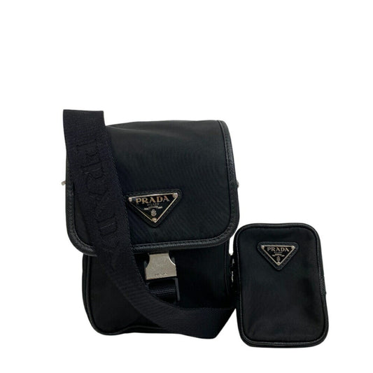 Prada Nylon Black Shoulder Bags