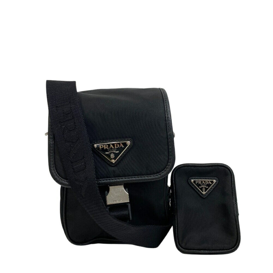 Prada Nylon Black Shoulder Bags