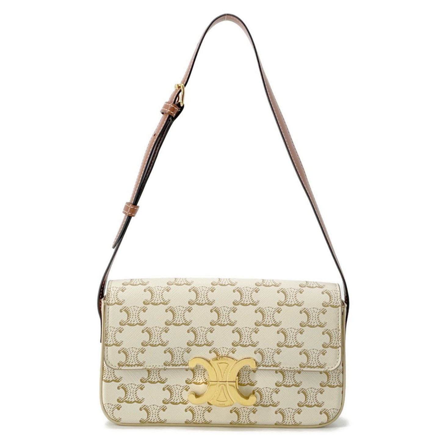 Celine Pvc White Shoulder Bags
