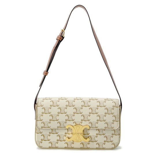 Celine Pvc White Shoulder Bags