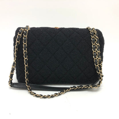 Chanel Canvas Black Shoulder Bags