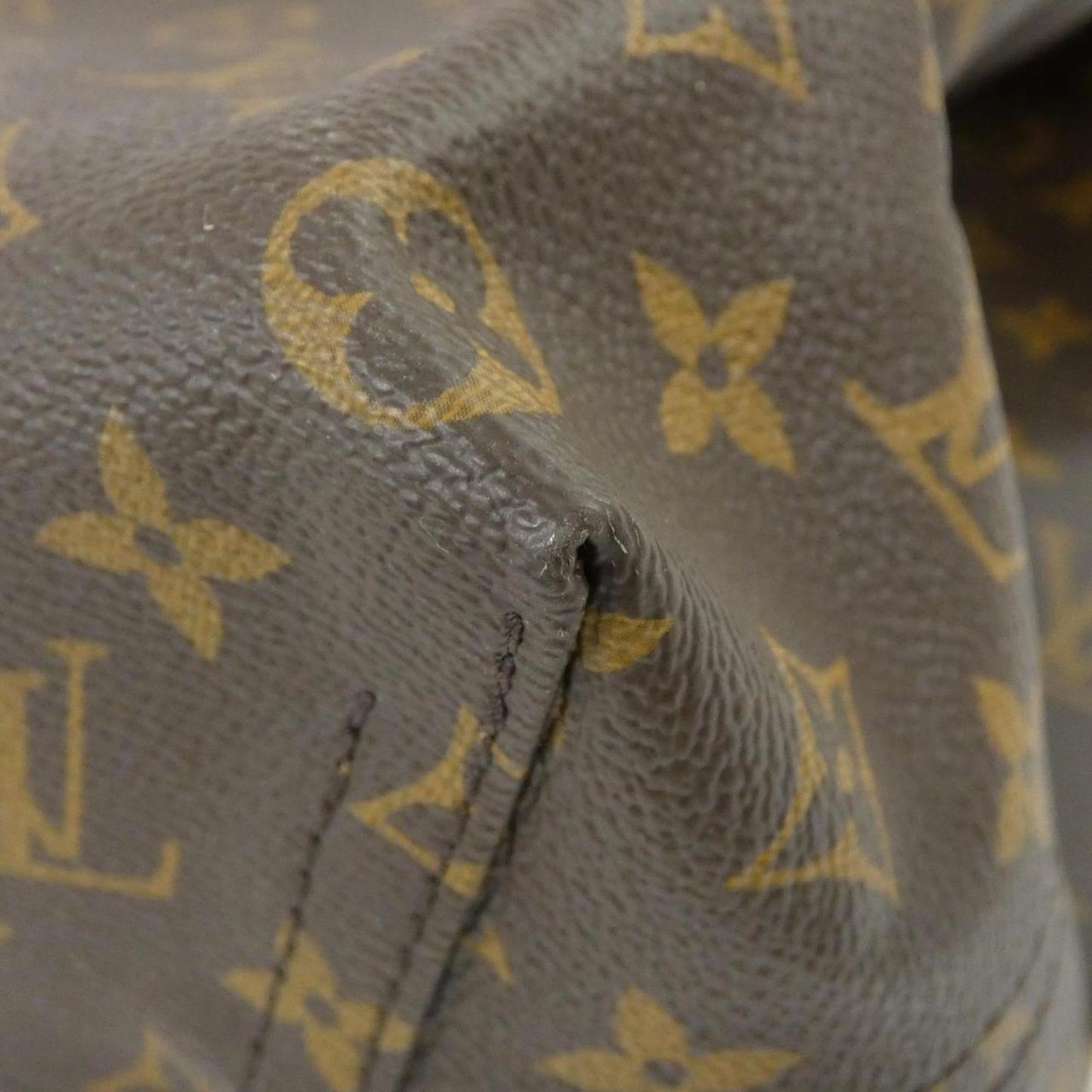 Louis Vuitton Coated Canvas Brown Handbags