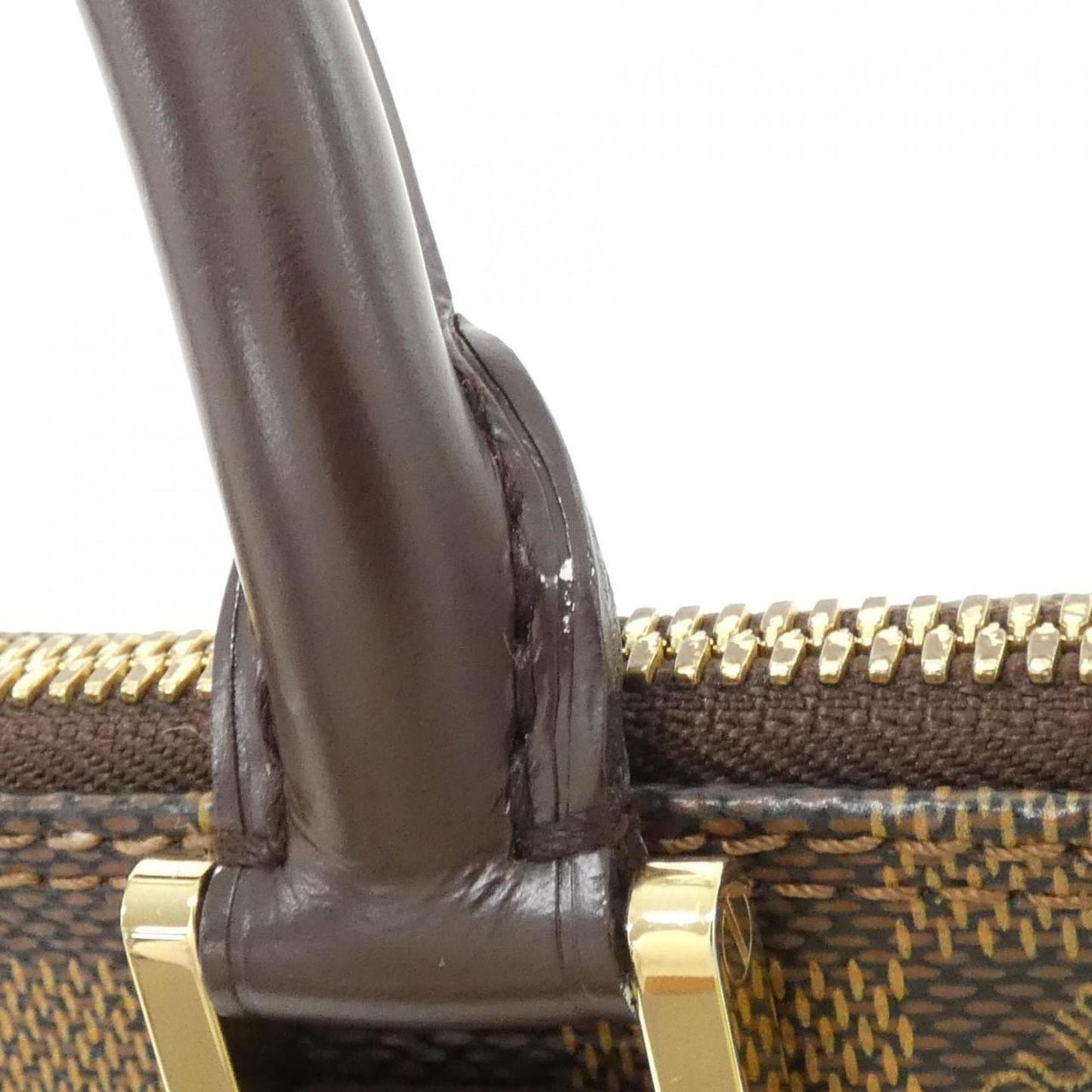 Louis Vuitton Coated Canvas Brown Handbags