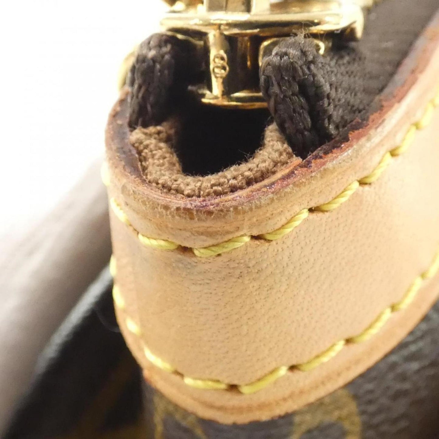 Louis Vuitton Coated Canvas Brown Handbags