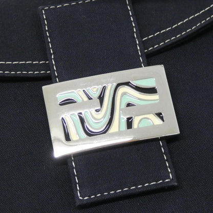 Fendi Canvas Blue Shoulder Bags