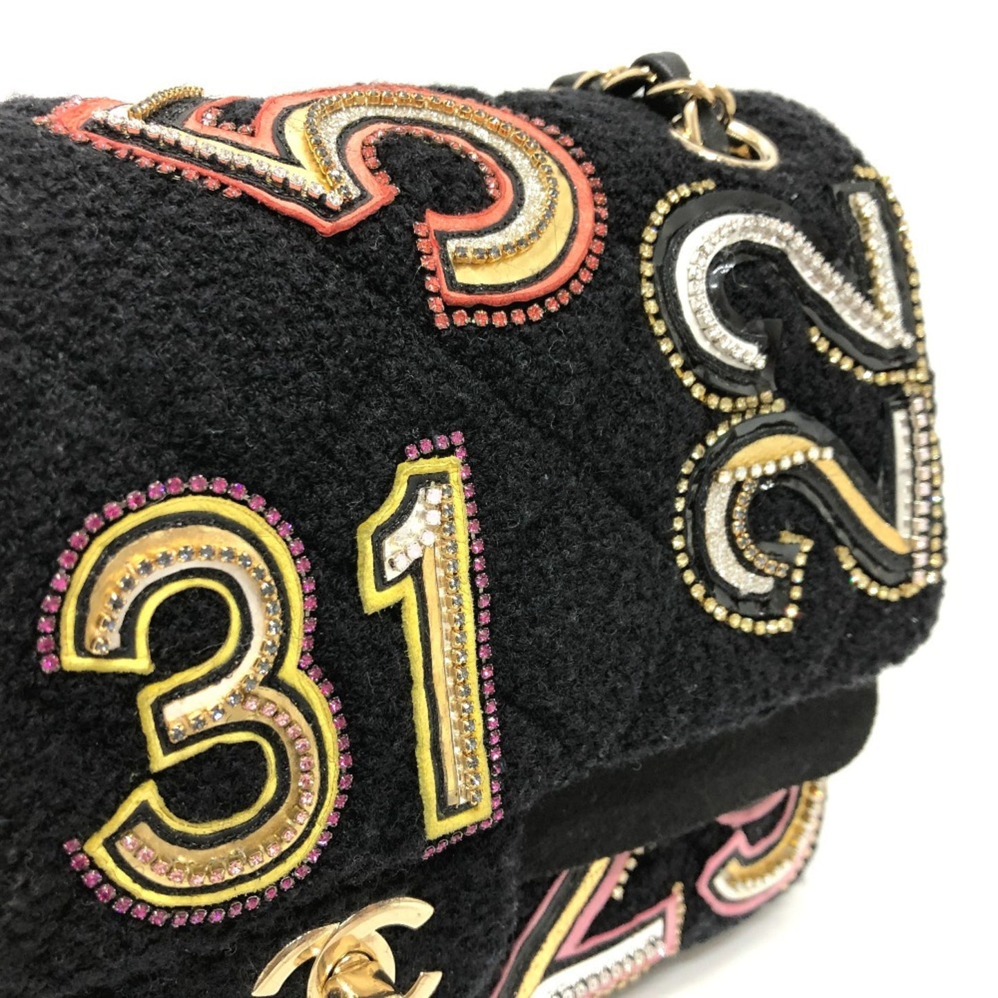 Chanel Canvas Black Shoulder Bags