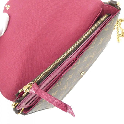 Louis Vuitton Coated Canvas Brown Shoulder Bags